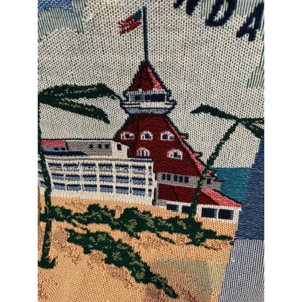 Vintage Super Bowl XXXVII 2003 San Diego Woven Tapestry Throw Blanket Northwest